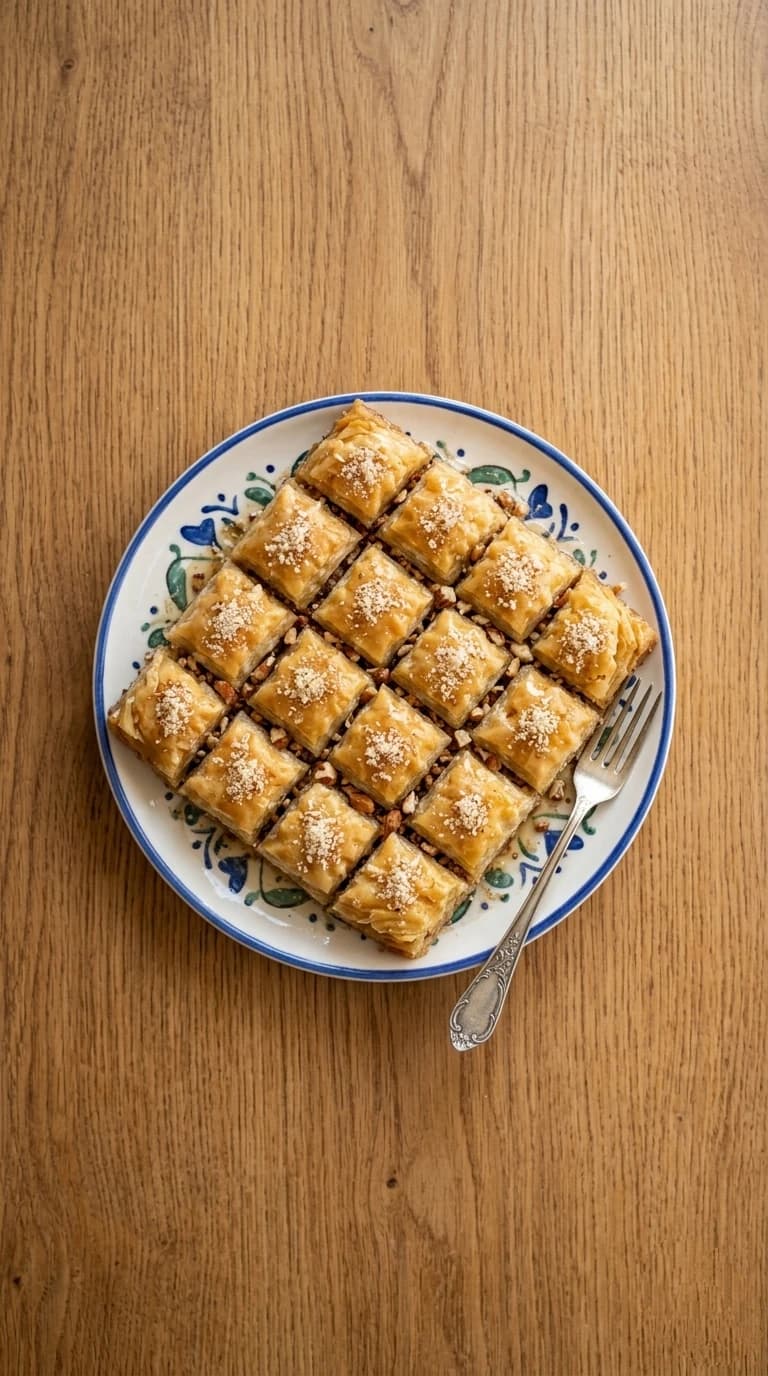 Bademli baklava nasıl yapılır? Ev yapımı bademli baklava tarifi ve yapımı için gerekli malzemeleri inceleyin.