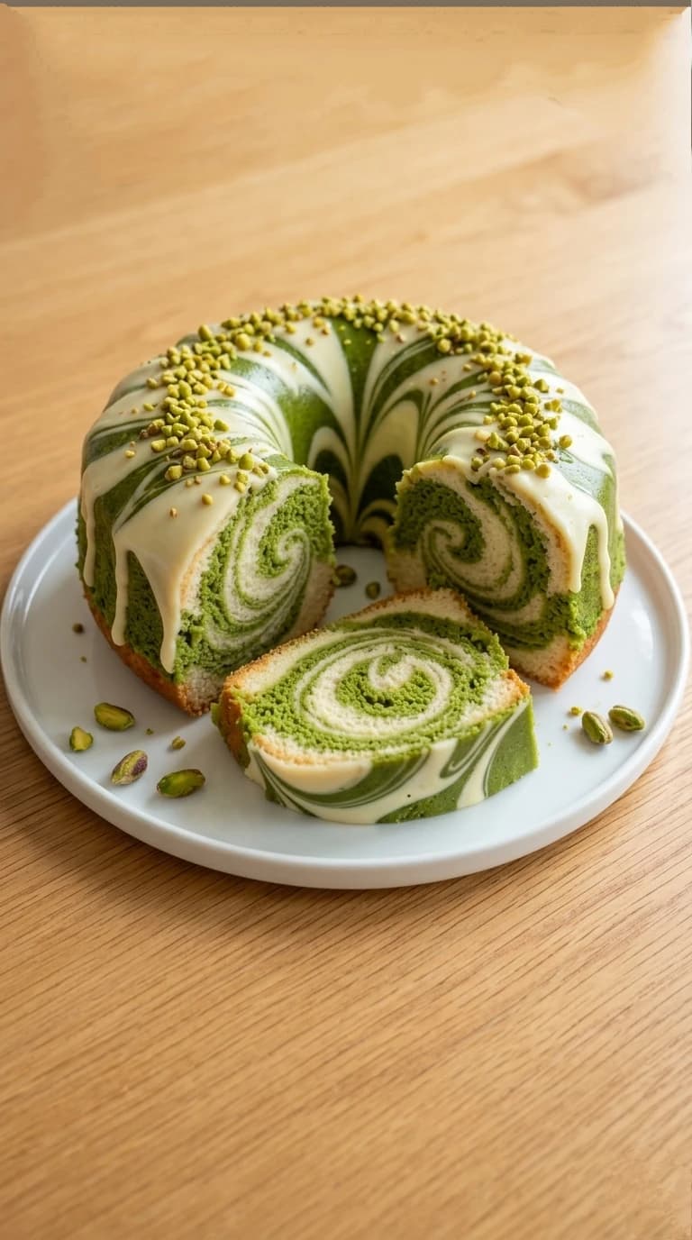 Kolay kek tarifleri ile sunumluk kek yapımı için günün keki; Ebru desenli Antep fıstıklı ebruli kek nasıl yapılır? Antep fıstıklı ebruli kek tarifi ve yapılışı için malzemeleri inceleyin.