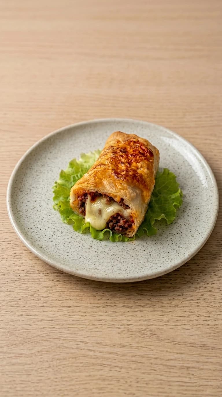 Nefis hamur işleri ve değişik börek tarifleri için günün hamur işi önerisi; kıymalı ve kaşarlı rulo börek nasıl yapılır? Ev yapımı rulo kıymalı kaşarlı börek tarifi ve yapılışı için malzemeleri inceleyin.