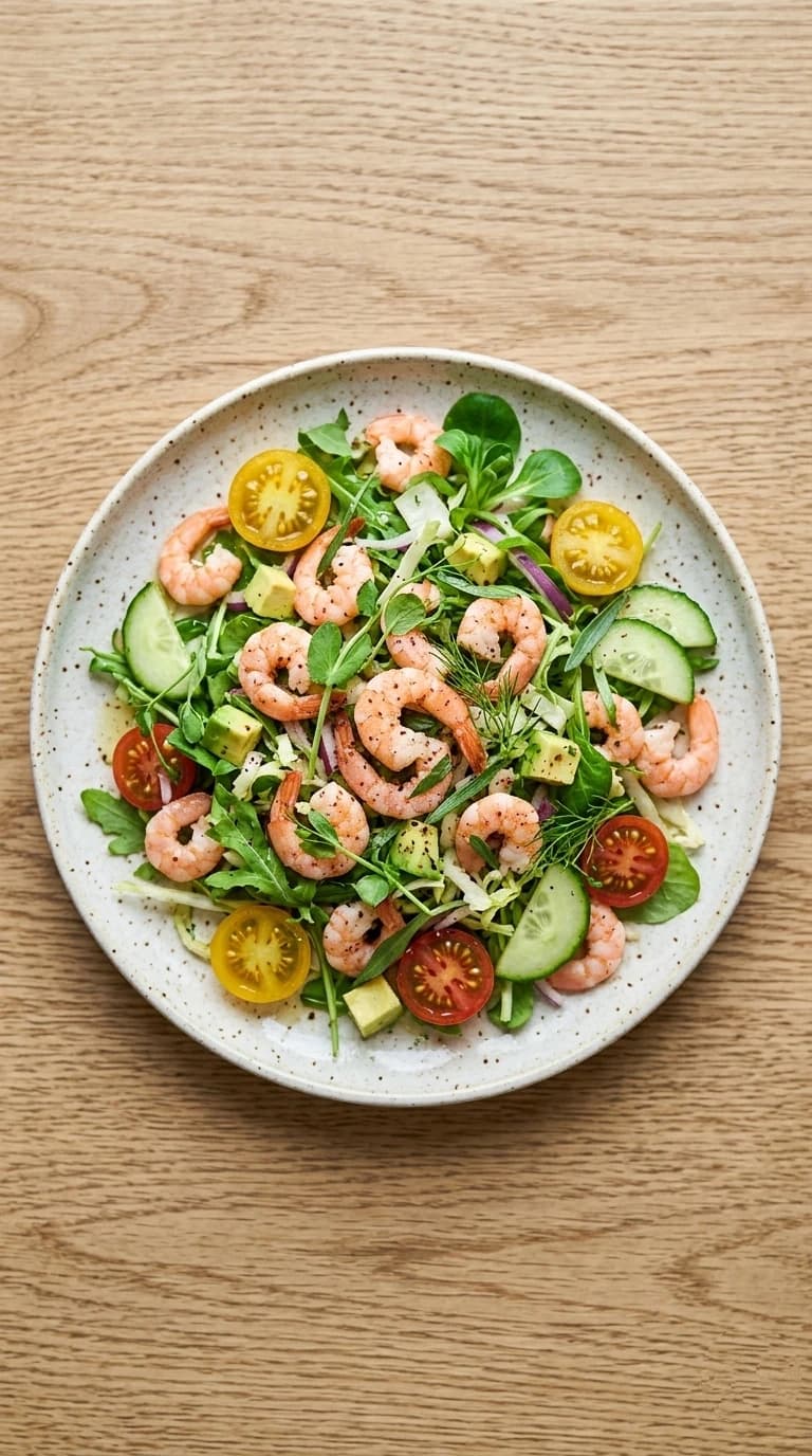 Deniz mahsulleri ve sağlıklı salatalar sevenler için günün tarifi; mini karidesli salata nasıl yapılır? Mini karidesli gurme salata tarifi ve yapılışı için malzemeleri inceleyin.